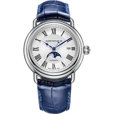 Montre Aerowatch 1942 77983-AA01 1942 Moon phase