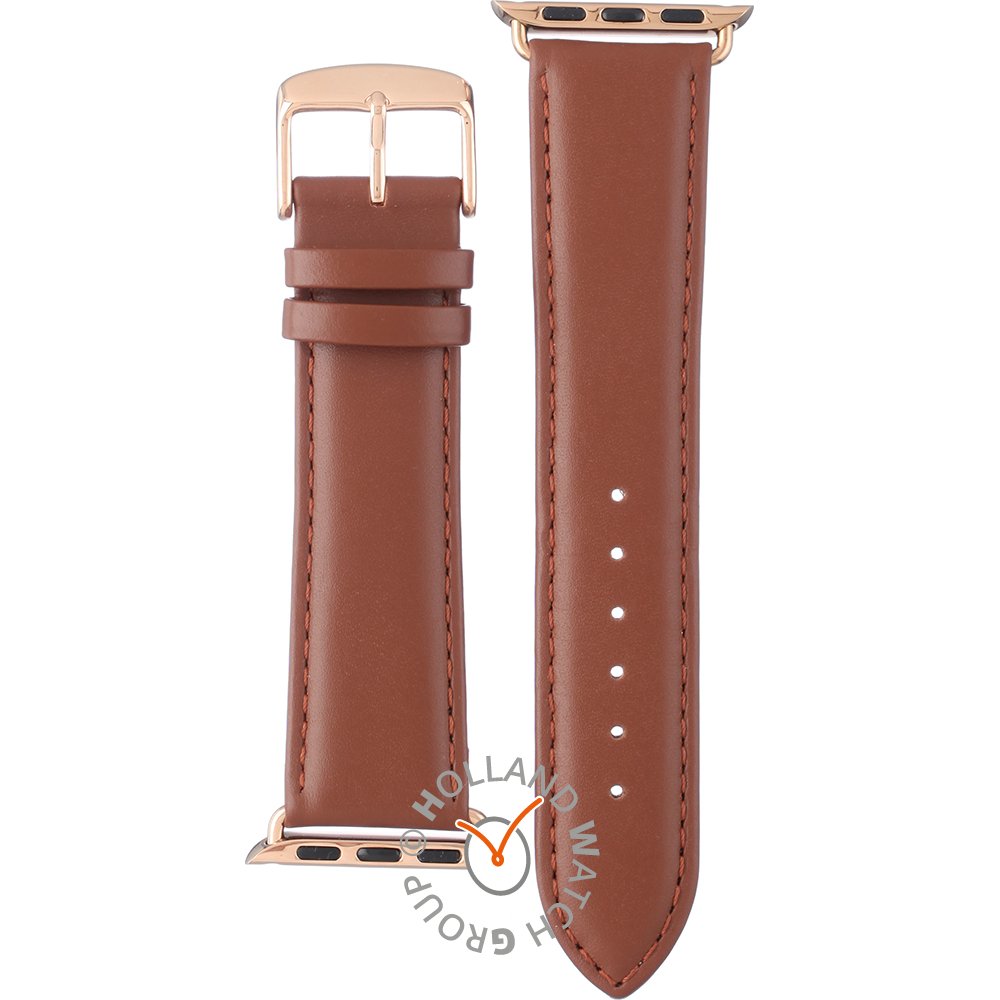 Apple Watch APBR22R-S Brown leather 22 mm - Small Bracelet