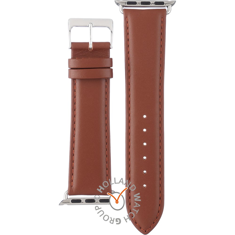Apple Watch APBR22S-S Brown leather 22 mm - Small Bracelet