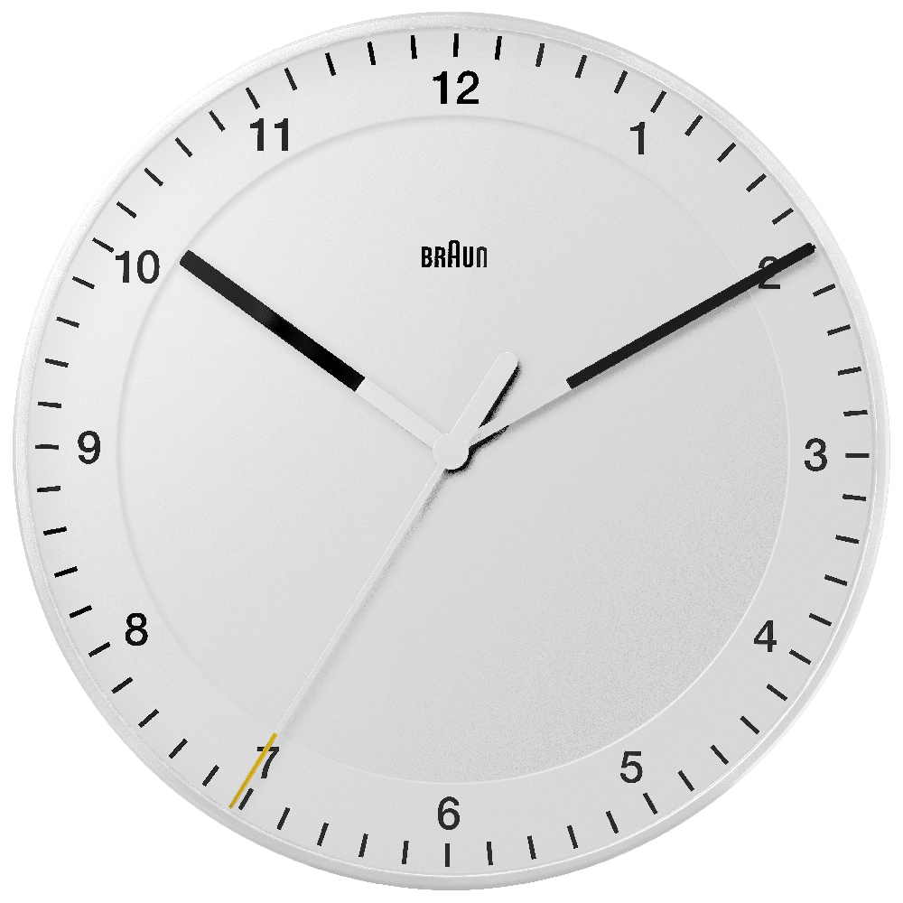 Horloge Braun BNC017WHWH-NRC Wall Clock Quartz
