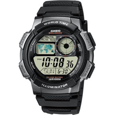 Montre Casio Collection AE-1000W-1BV World Time