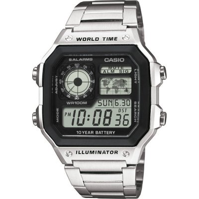 Montre Casio Timeless AE-1200WHD-1AVEF-SC World Time