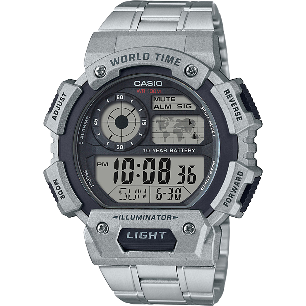 Montre Casio Collection AE-1400WHD-1AVEF World Timer