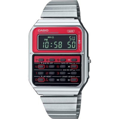 Montre Casio Vintage CA-500WE-4B Retro Pop Calculator