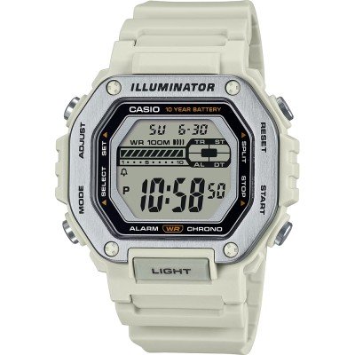 Montre Casio Collection MWD-110H-8AV Metal Covered Square Digital