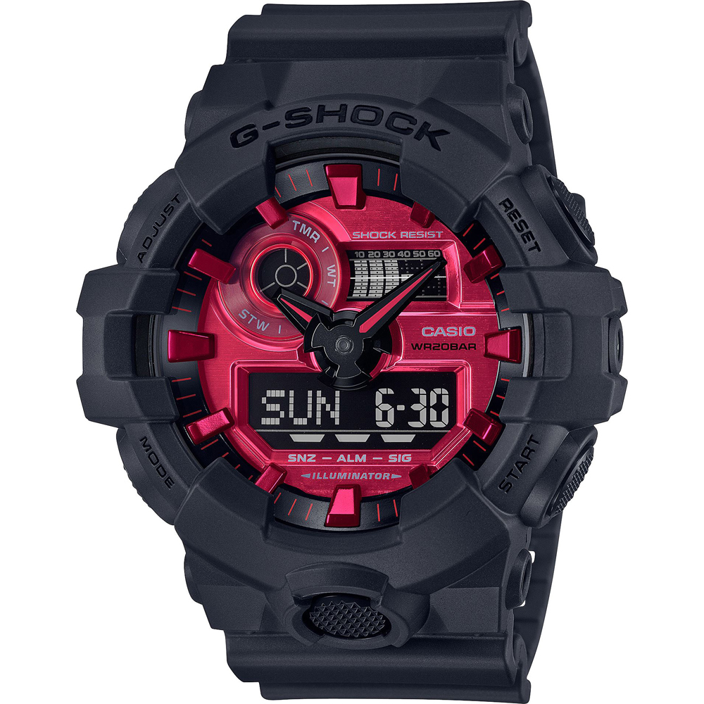 Montre G-Shock Classic Style GA-700AR-1AER Streetwear - Red Adrenalin