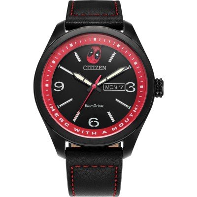 Montre Citizen AW0145-02W Here Comes Deadpool