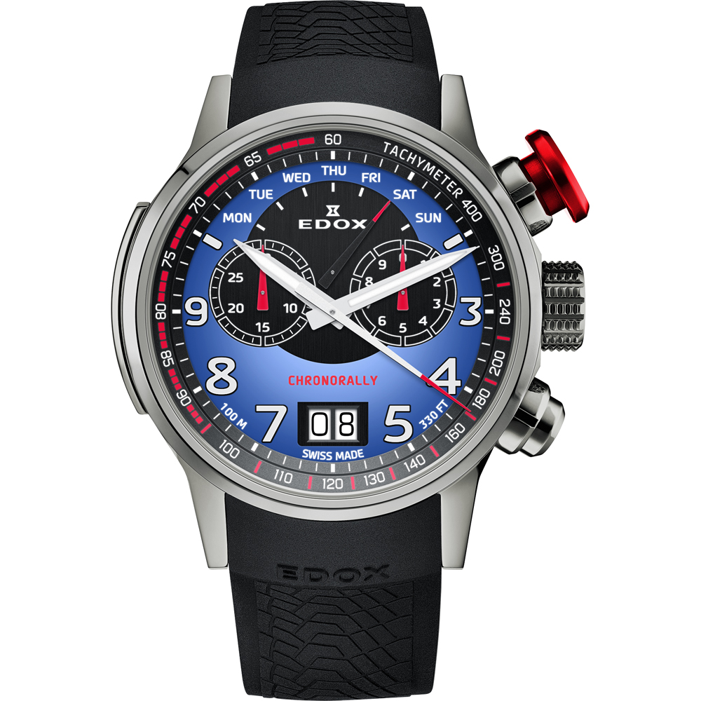 Montre Edox Chronorally 38001-TINR-BUDN Chronorally BMW M Motorsport - Limited Edition