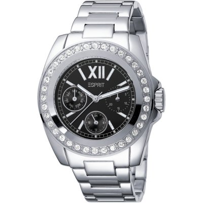 Esprit Watch Time 3 hands Rock Silver Black ES102382004