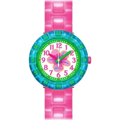 Montre Flik Flak 7+ Power Time FCSP028 Chewy Pink