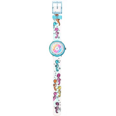 Montre Flik Flak 5+ Power Time FPN045 Colored Sea