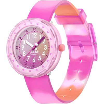 Montre Flik Flak 5+ Power Time FCSP130 Fuze in Pink