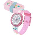 Montre Flik Flak 5+ Power Time FPNP175 Berry Nice