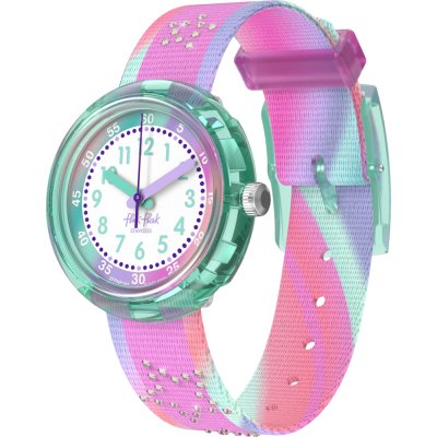 Montre Flik Flak 5+ Power Time FPNP183 Flip it pink!