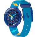 Montre Flik Flak 5+ Power Time FPNP187 Shark Gang