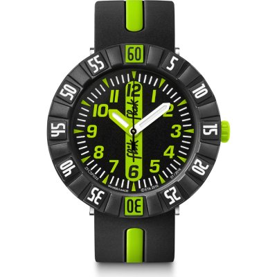 Montre Flik Flak 7+ Power Time FCSP032 Green Ahead