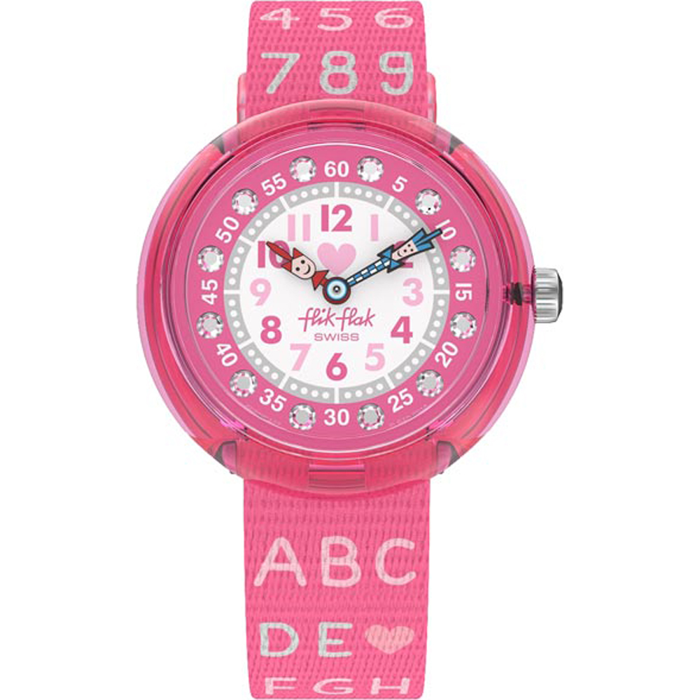 Montre Flik Flak 3+ Story Time FBNP133 Pink Ab34