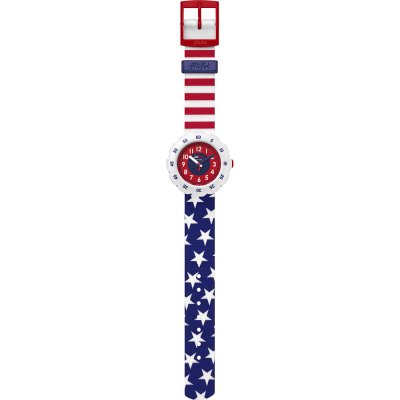 Montre Flik Flak 5+ Power Time FPSP028 Stars And Stripes