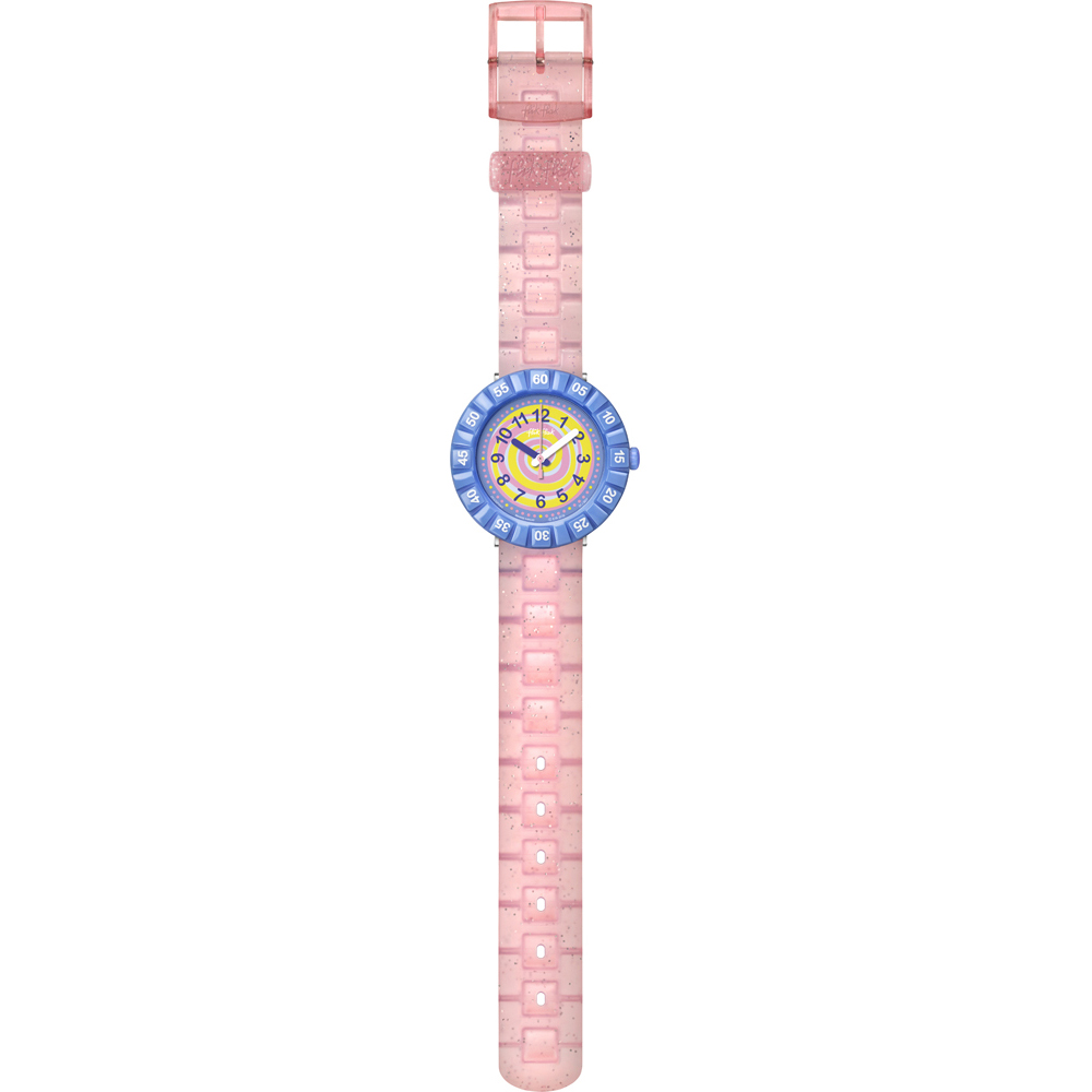 Montre Flik Flak 7+ Power Time FCSP045 Swirly Candy