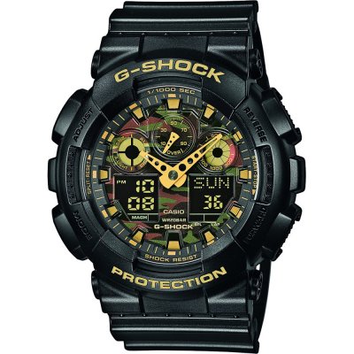 Montre G-Shock Classic Style GA-100CF-1A9 Ana-Digi - Camo Face
