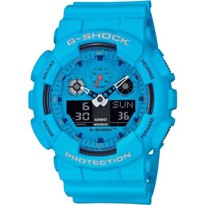 Montre G-Shock Classic Style GA-100RS-2A Ana-Digi - Hot Rock Sounds