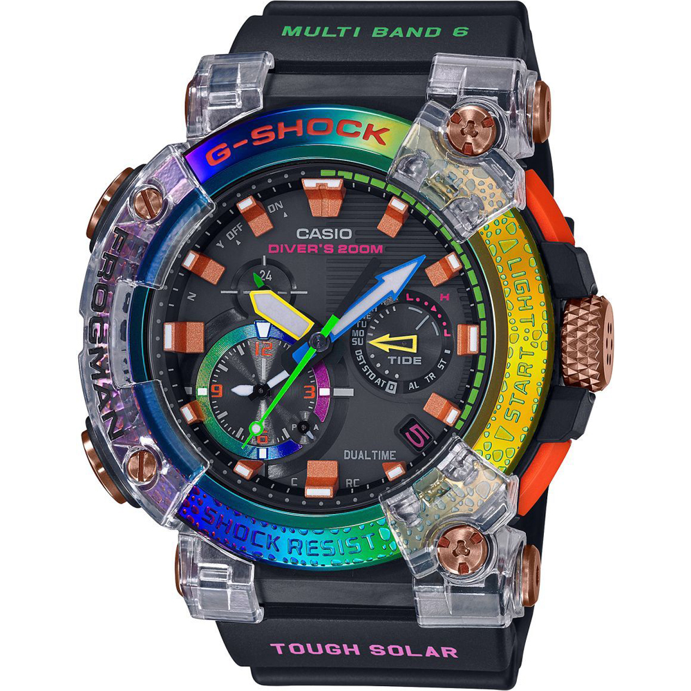 Montre G-Shock Frogman GWF-A1000BRT-1AER Frogman - Borneo Rainbow Toad - Limited Edition
