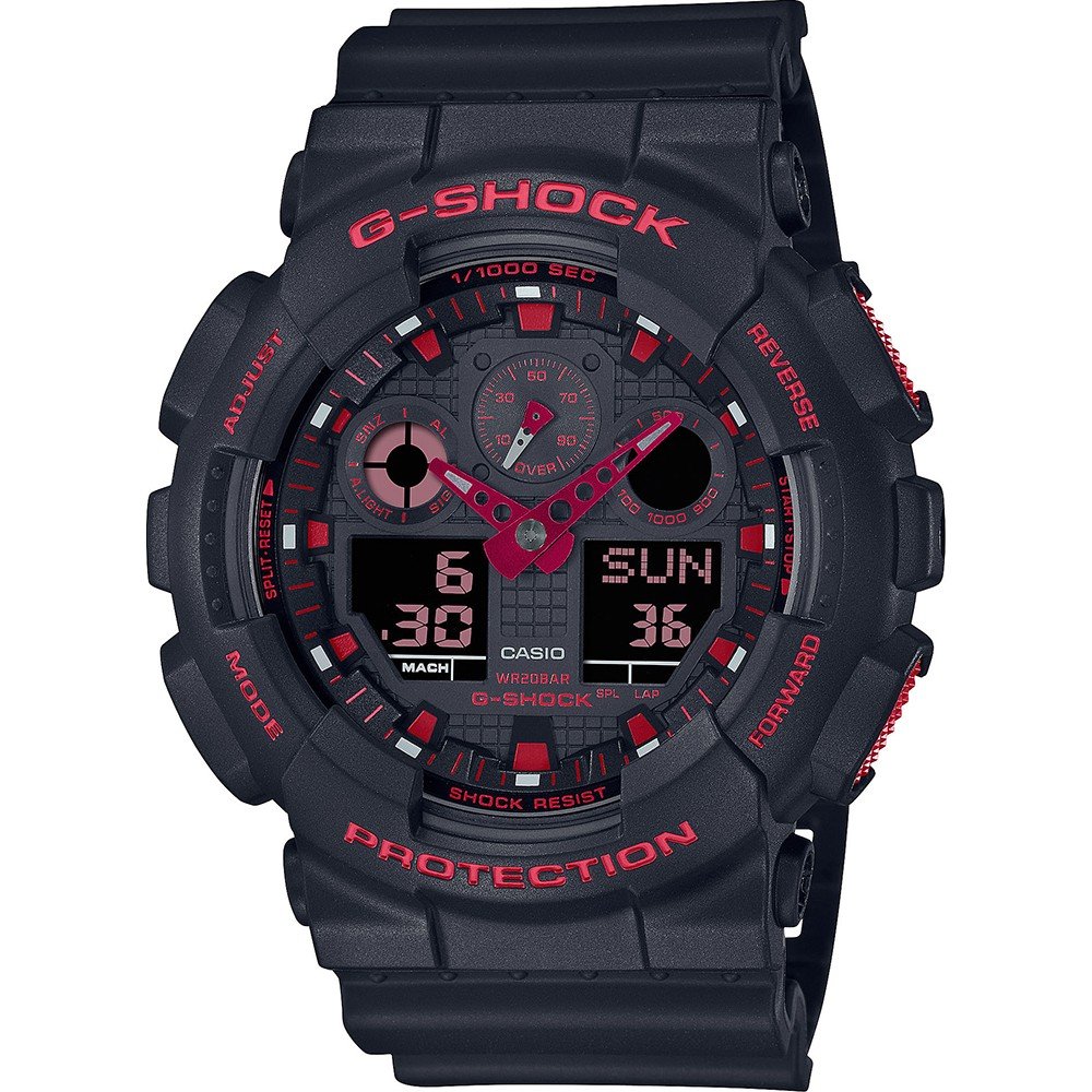 Montre G-Shock Classic Style GA-100BNR-1AER Ignite Red