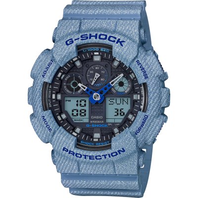 Montre G-Shock Classic Style GA-100DE-2A Denim Color