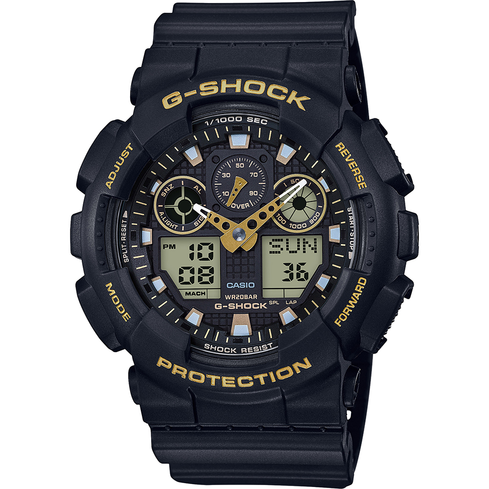 Montre G-Shock Classic Style GA-100GBX-1A9ER Ana-Digi - Garrish Black