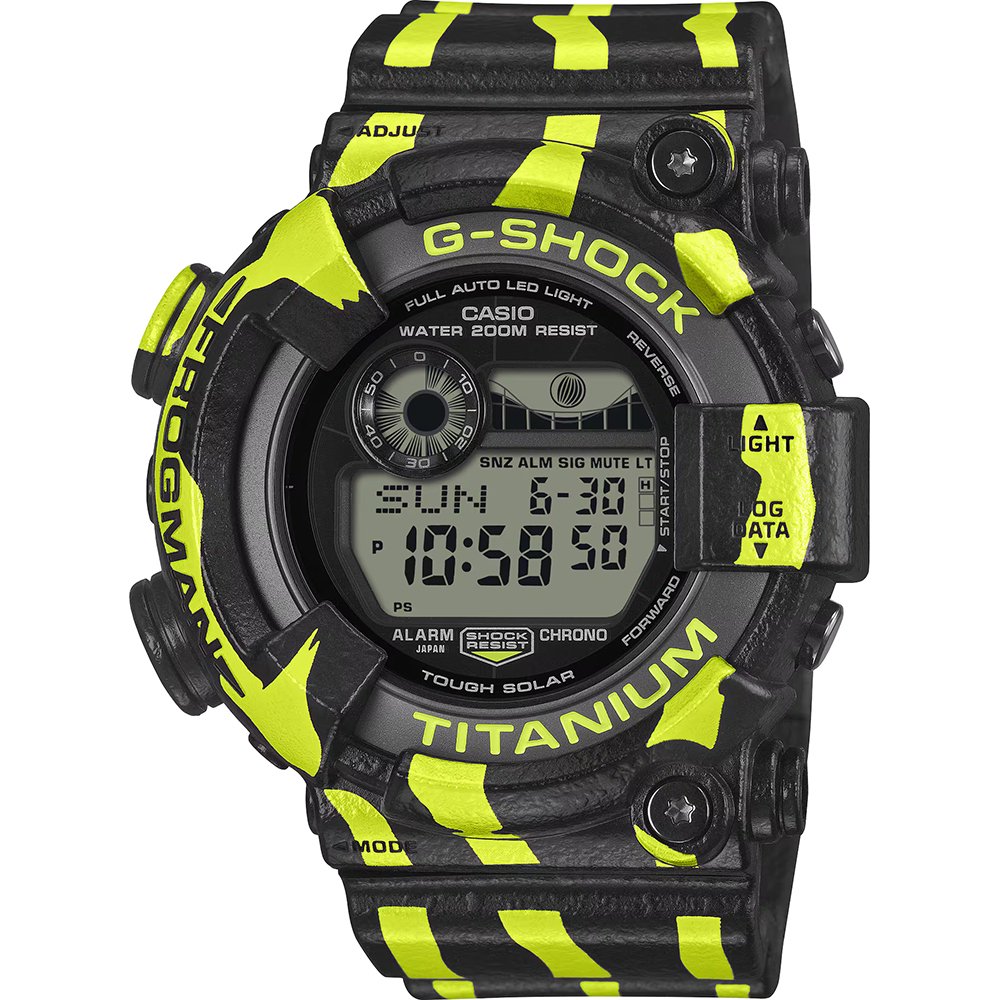 時計 CASIO G-SHOCK FROGMAN GW-200 Montre G-Shock Frogman GW-8200TPF-1ER Frogman 'The Poison Frog
