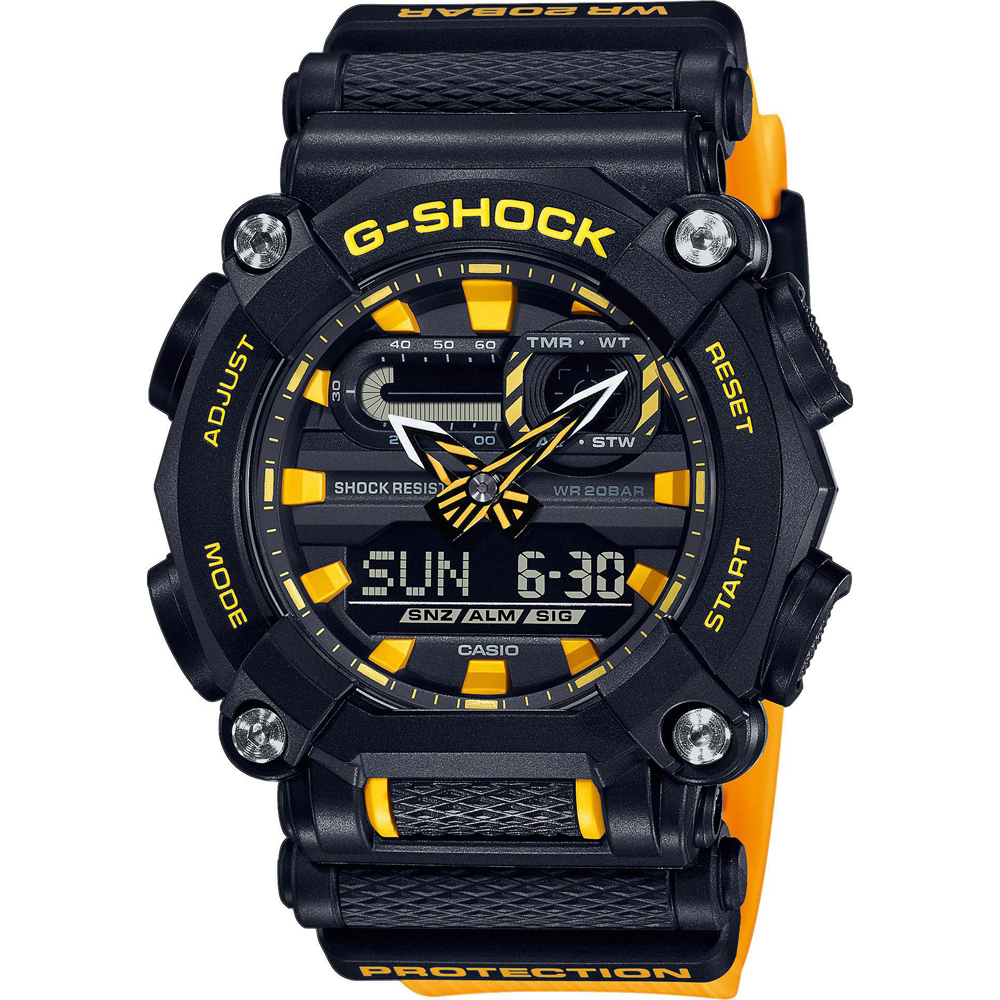 Montre G-Shock Classic Style GA-900A-1A9ER Heavy duty