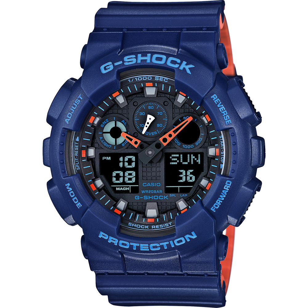 Montre G-Shock Classic Style GA-100L-2AER Ana-Digi - Layered Color