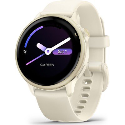 Montre Garmin Vivoactive 010-02985-01 Vivoactive 6 - Bone/Lunar Gold