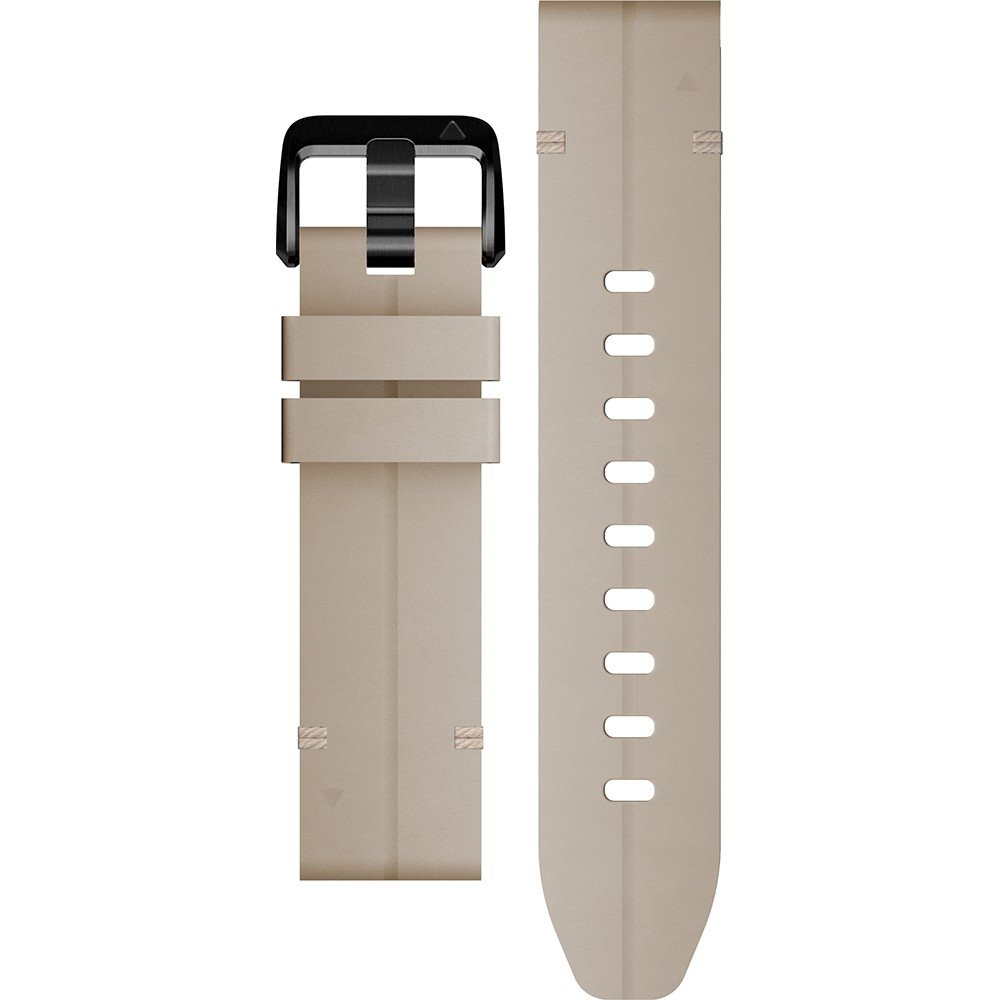 Pour Garmin Fenix 7S Pro 42 mm 20 mm Bracelet de montre en silicone avec  trou de boucle pliante (rose)