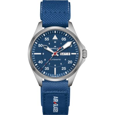 Montre Hamilton Aviation H64655941 Khaki Pilot Day-Date