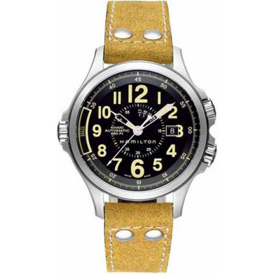 Montre Hamilton Navy H77565833 Khaki GMT