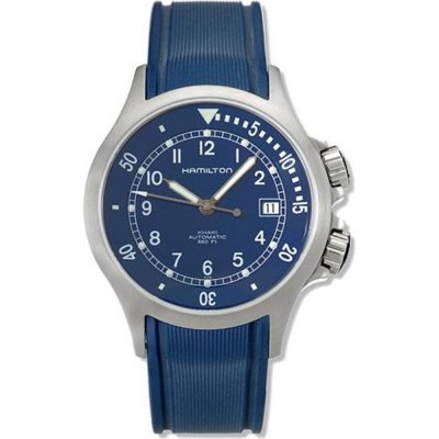 Montre Hamilton Navy H77515343 Khaki Navy