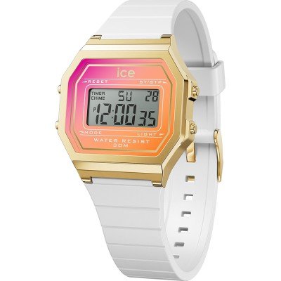 Montre Ice-Watch Ice-Digital 022720 ICE digit retro - White sunkissed