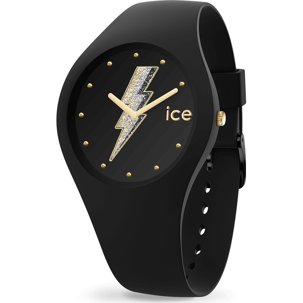 montre Ice-Watch Ice-Silicone 019858 ICE Glam Rock - Electric Black
