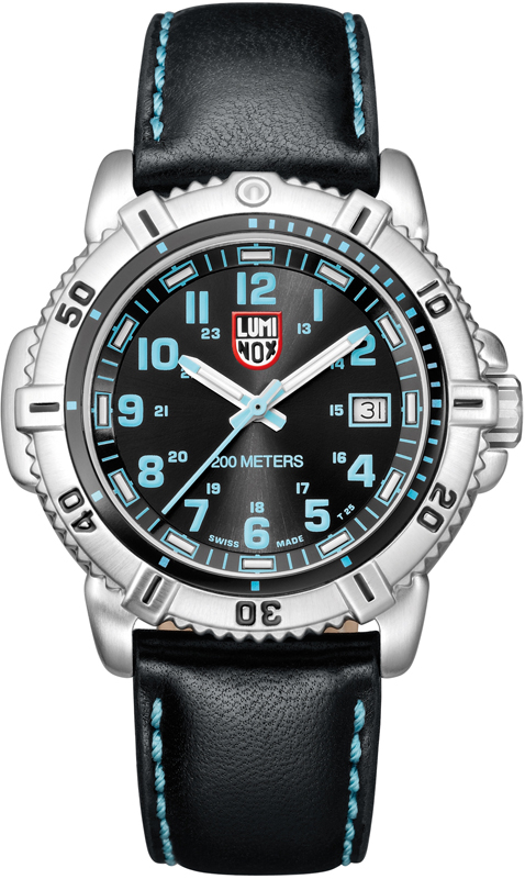 Luminox Watch Time 3 hands Modern Mariner Steel Medium Blue A.7253