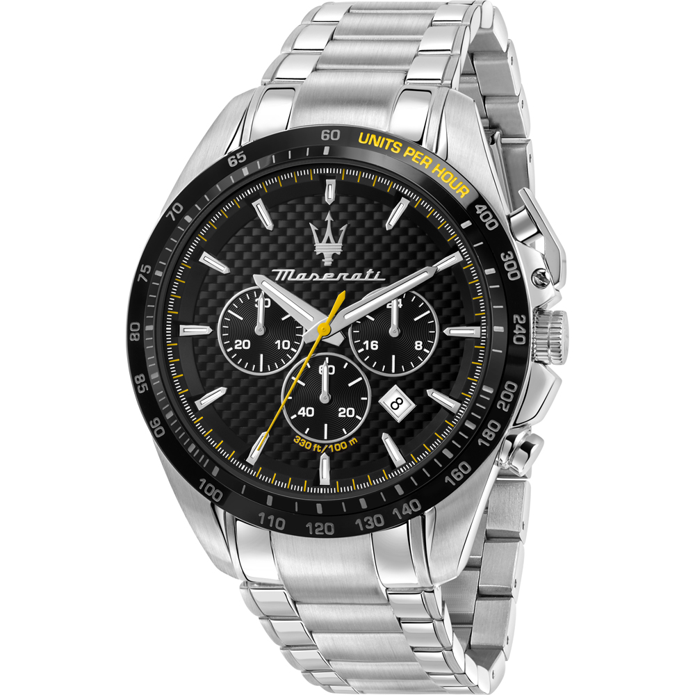 Orologio Maserati Uomo - Traguardo Cronografo 45mm Nero - R8873612042