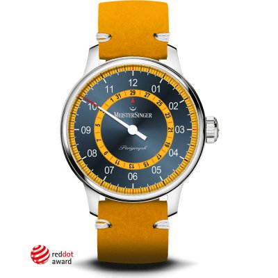 Meistersinger AM1025 Perigraph Mellow Yellow montre