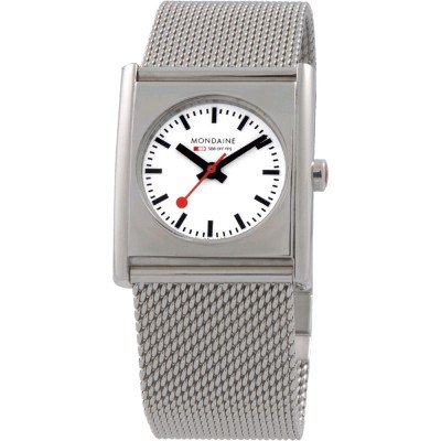 Mondaine Watch Time 3 hands Evo Cube A658.30320.16SBM