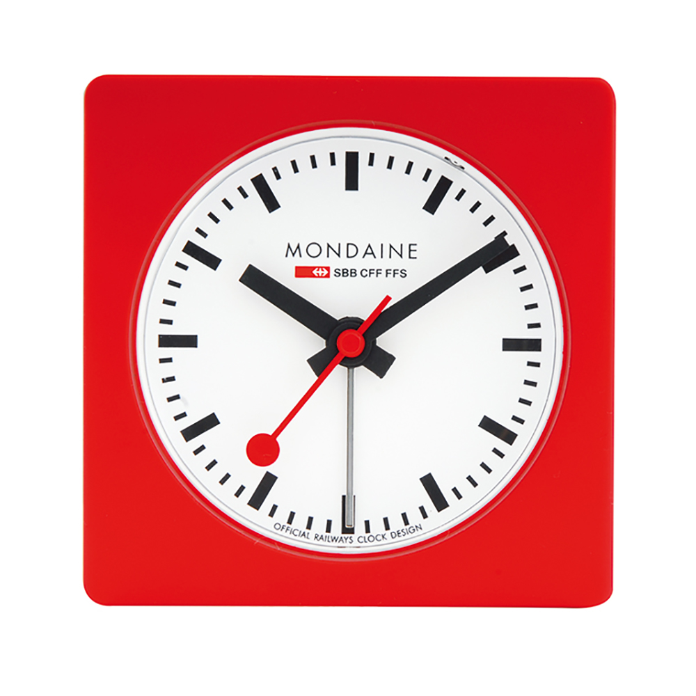 Horloge Mondaine A996.ALIG.30SBB Alarm Cube