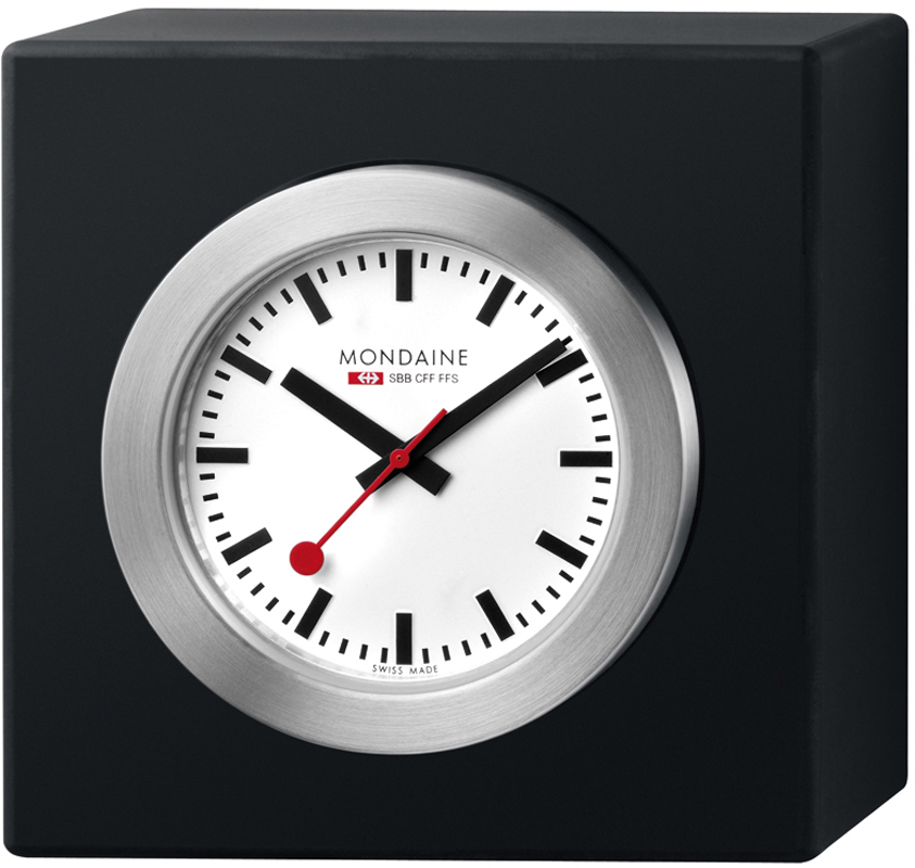Horloge Mondaine A660.30318.84SBB Desk Cube