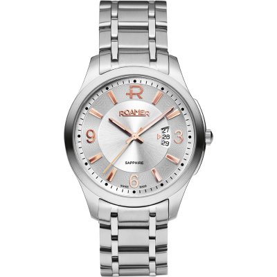 Roamer Watch Time 3 hands Preview Silver 509972.41.14.50