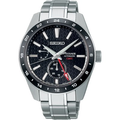 Montre Seiko Sharp Edged SPB221J1 Presage Sharp Edged GMT