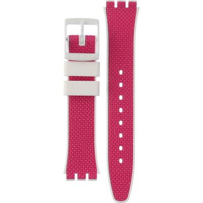 Bracelet Swatch Plastic - Originals Medium (34mm) /Access/Solar/Musicall/Stop - G/SK/SL/SR/SS/SO28 AGW713 Berry Light