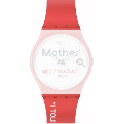 Bracelet Swatch Plastic - Originals Medium (34mm) /Access/Solar/Musicall/Stop - G/SK/SL/SR/SS/SO28 AGZ713 All about mom