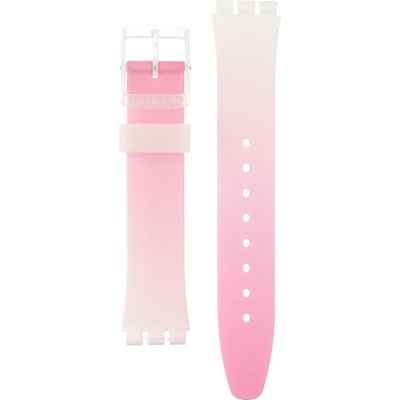 Bracelet Swatch Plastic - Originals Medium (34mm) /Access/Solar/Musicall/Stop - G/SK/SL/SR/SS/SO28 AGE273 All Pink